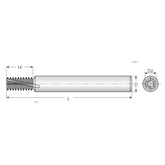 NPT/ NPTF Helical Flutes Solid Carbide Thread Milling Tools - Big-tools Industrial Supply Tools for Metal Cutting